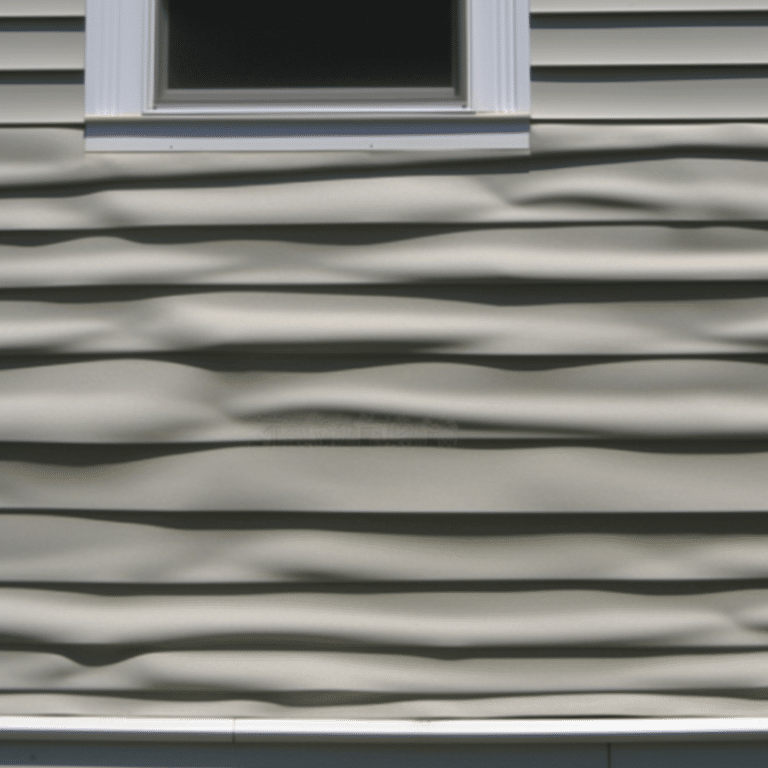 warped vinyl siding