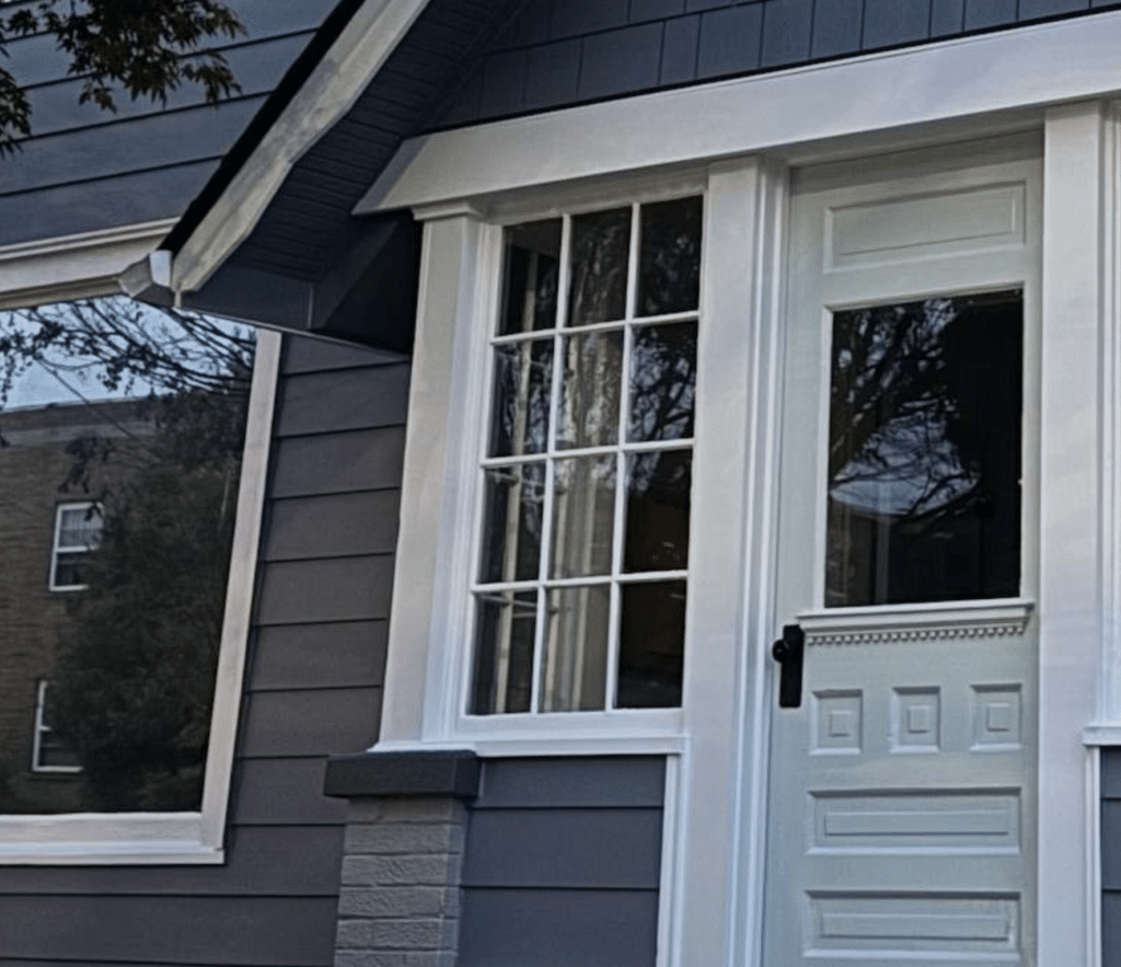 facade details, window, door, fascia, trim