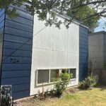 smooth hardie panel and lap siding combination