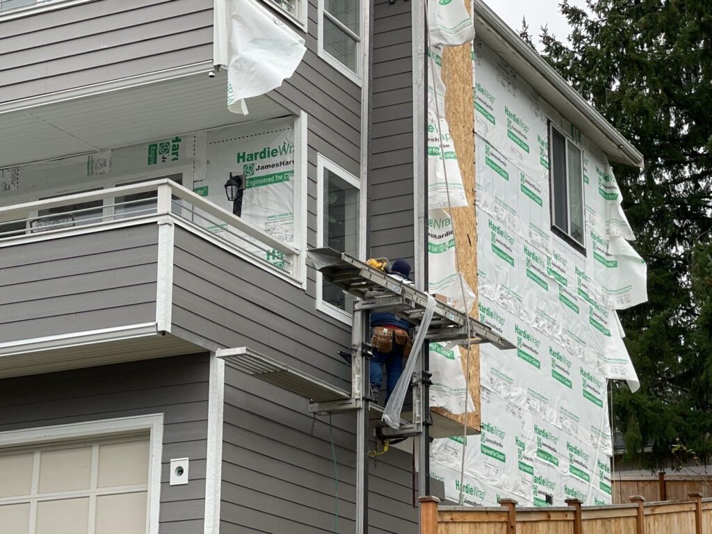 work in progress in Lake Stevens