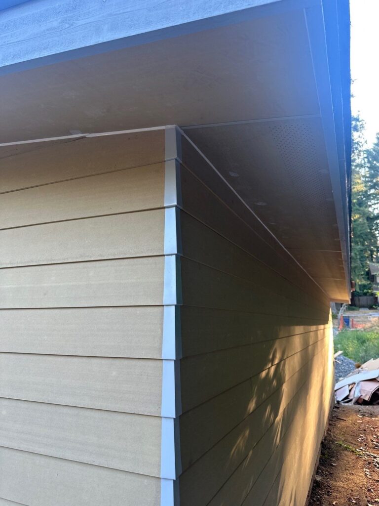 hardie prevented soffits and lap siding