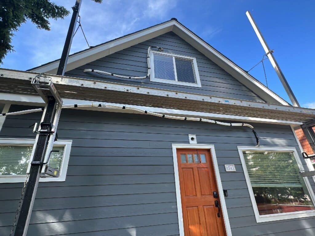 5/4x8 fascia board installed on Seattle home