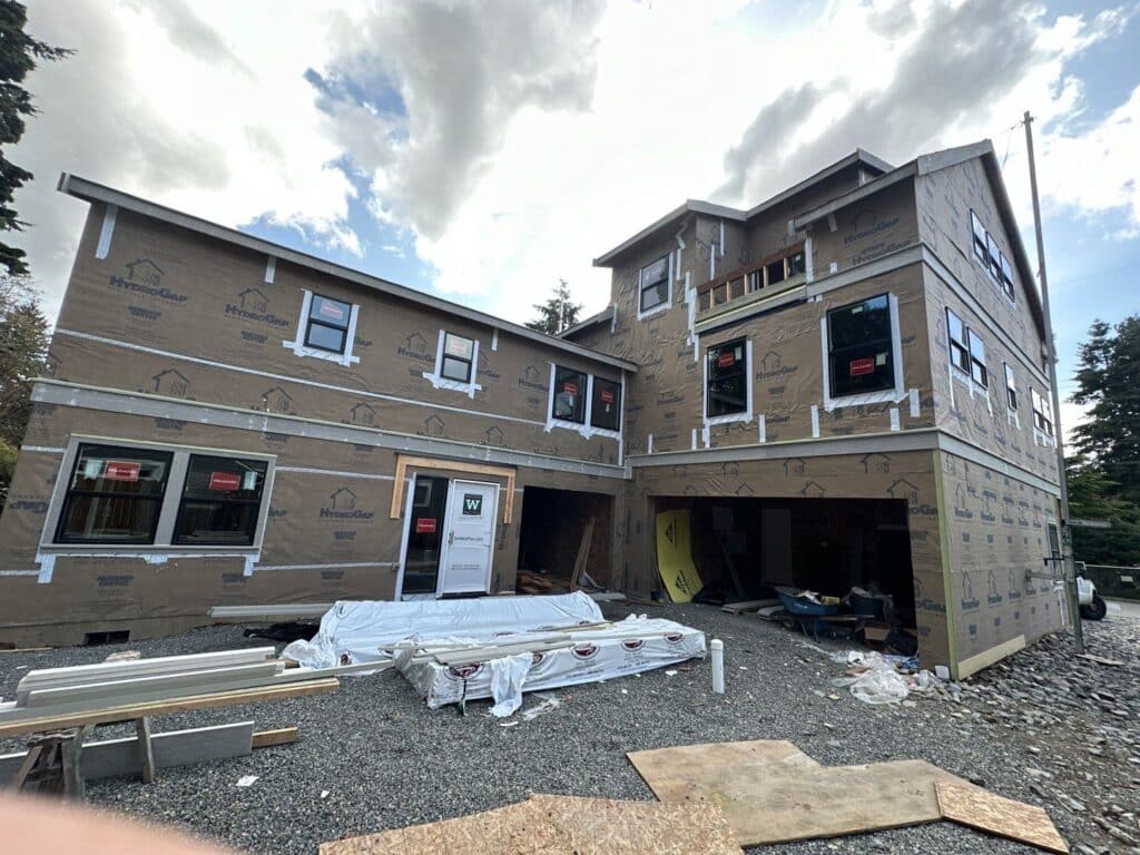 HydroGap tape around apartment building windows