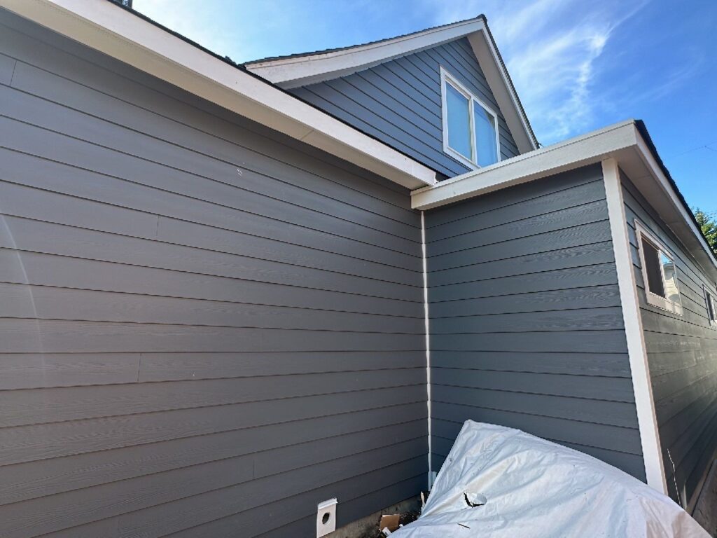 HardieWrap weather barrier on Ravenna Seattle home