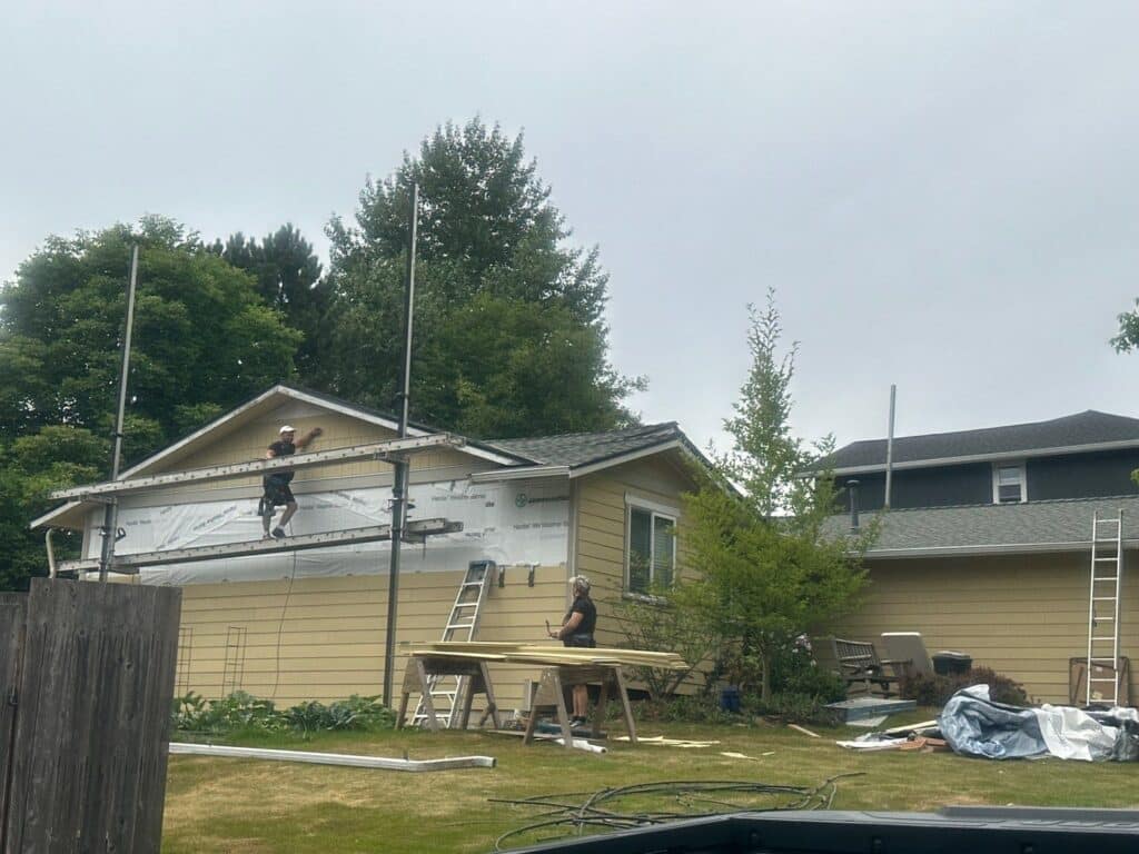 Ten windows reinstalled during Granite Falls siding project