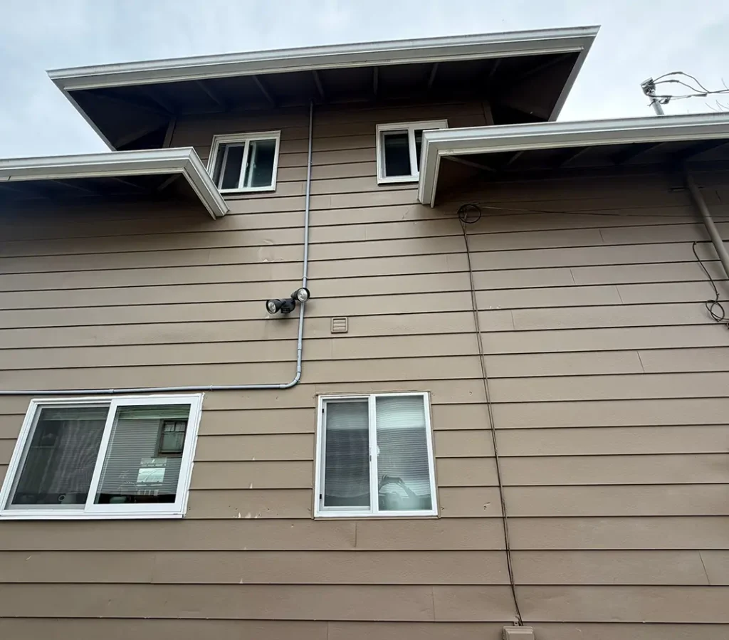 Ballard, Seattle, WA siding replacement progress with HydroGap paper with HydroTape DS sealing tape