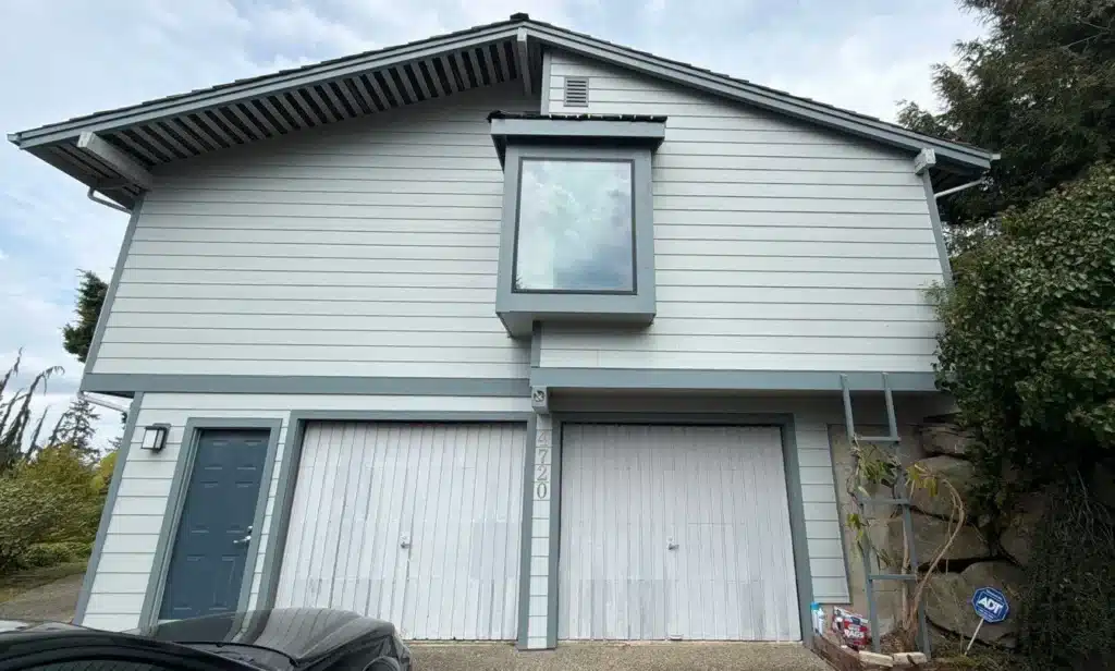 Completed fiber cement siding project in Eastgate, Bellevue, WA