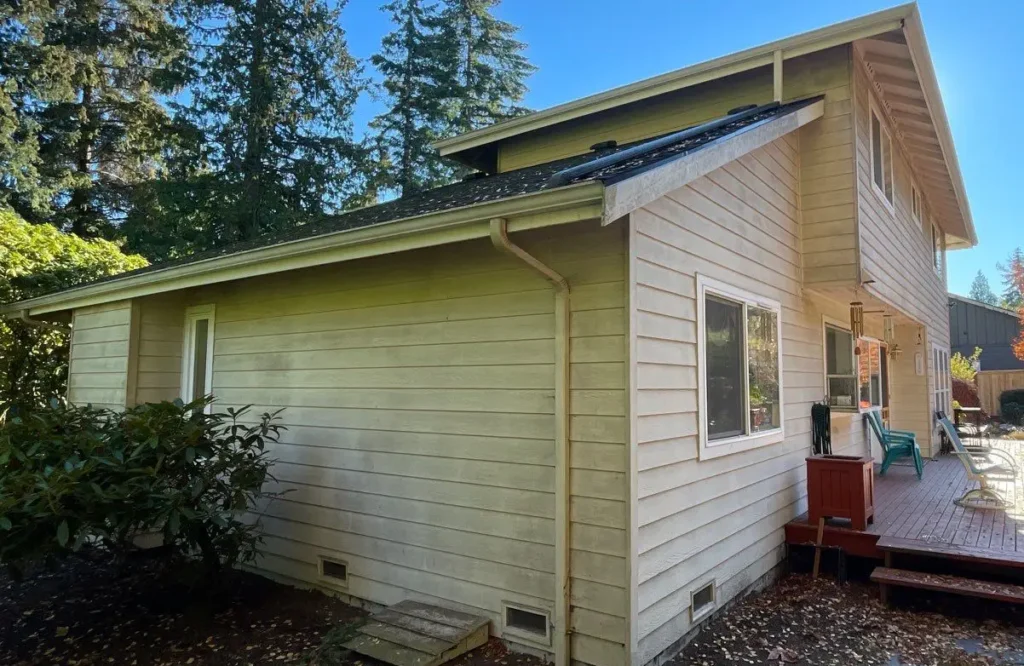 Edmonds, WA siding replacement progress with HardieWrap paper with 1 1/2-inch Hardie seam tape