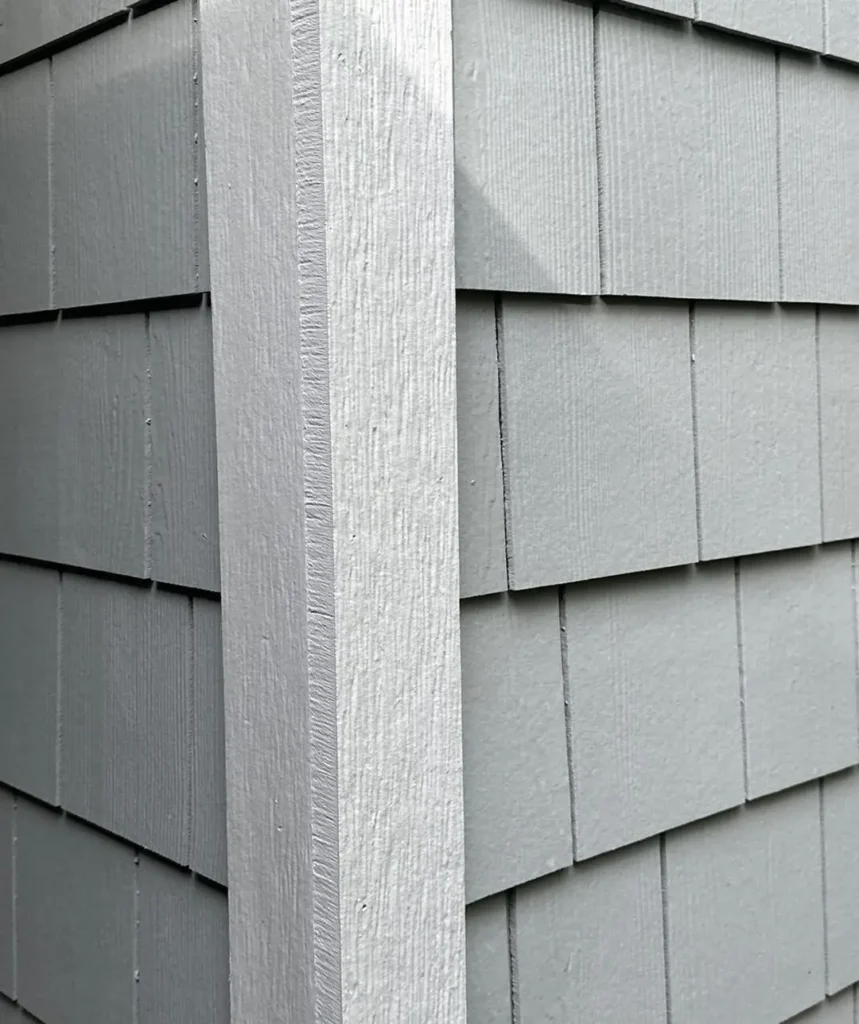 Hardie trim and corner details on Edmonds, WA exterior remodel