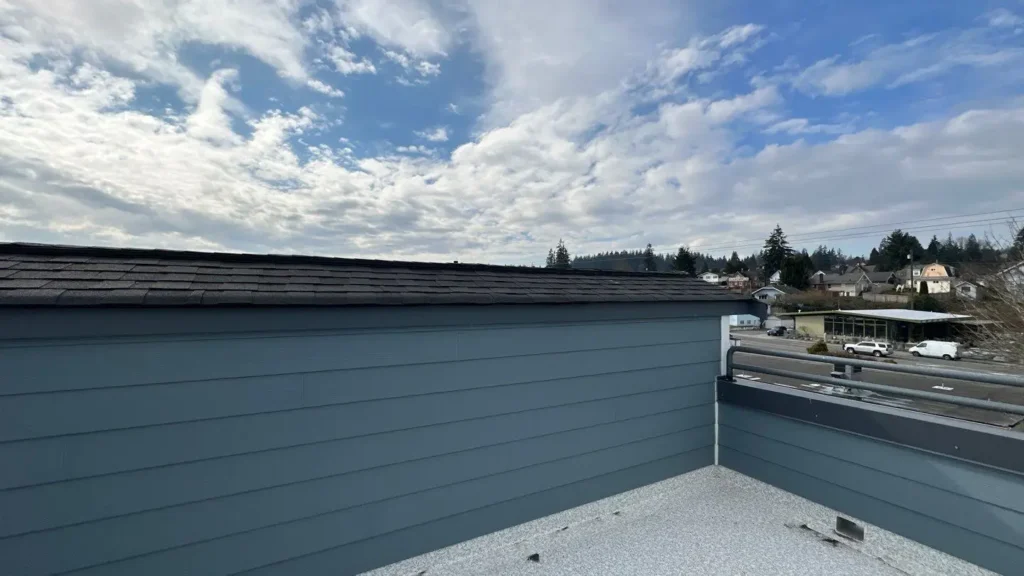 James Hardie siding installation in Everett, WA with weather barrier details