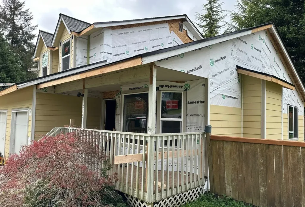 Window and door flashing details for Silverdale Danskin Lane Siding, Soffit, Window and Door Replacement