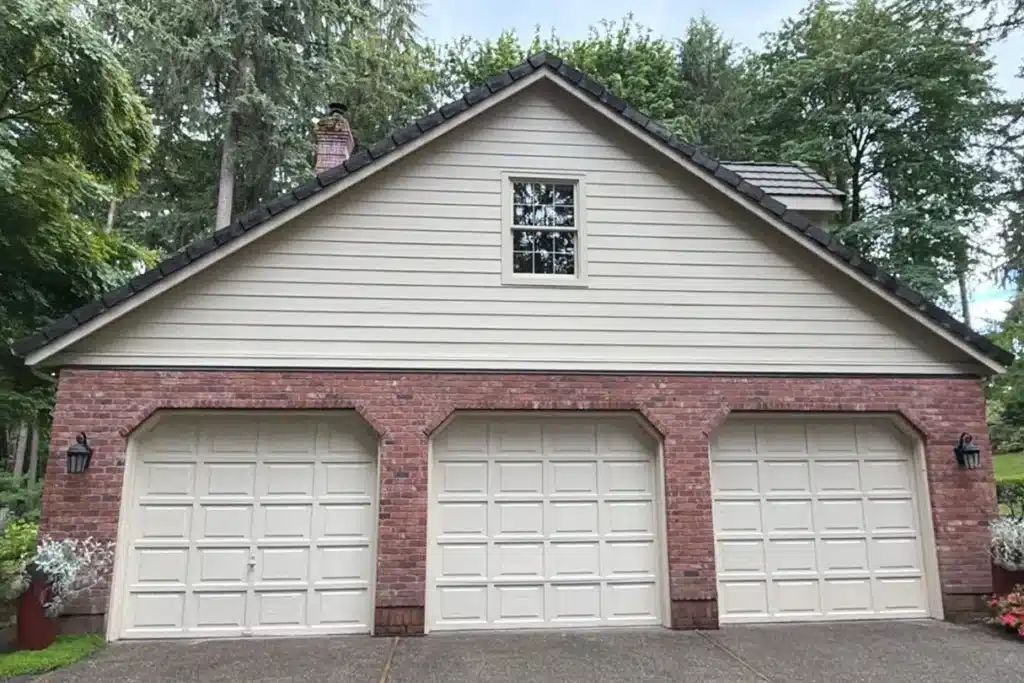 Completed fiber cement siding project in Woodinville, WA