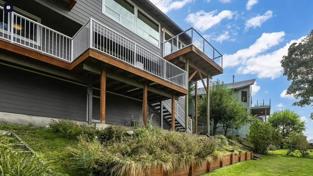 Fiber cement siding profile detail in Bellingham