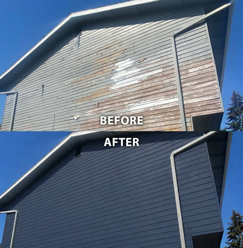 Bothell Bothell 1x6 Primed TK Channel Cedar Siding Replacement With New OSB, HardieWrap & Hardie Trim by KV Construction