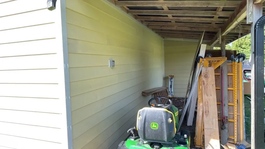 Fiber cement siding profile detail in Bothell