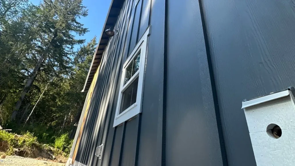 Fiber cement siding profile detail in Camano Island