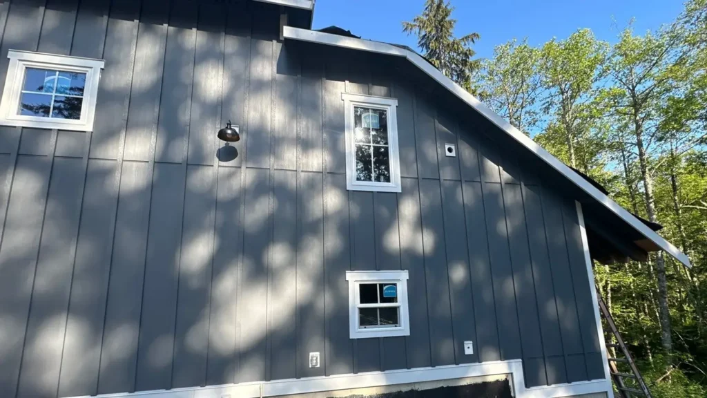 Exterior fixture block and flashing integration in Camano Island