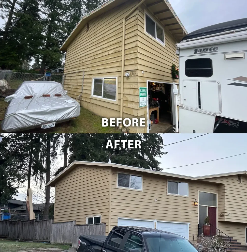 Edmonds Edmonds Primed 1x10 TK Bevel Lap Siding Replacement With 45-Degree Outside Corners by KV Construction
