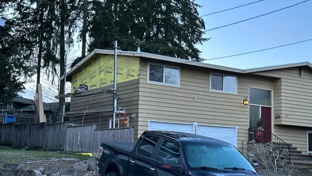 Weather barrier and flashing details on Edmonds exterior