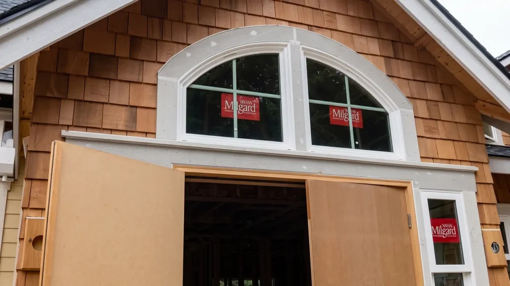 Fiber cement siding profile detail in Issaquah