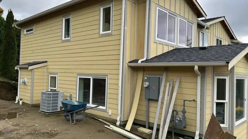 Exterior fixture block and flashing integration in Kirkland