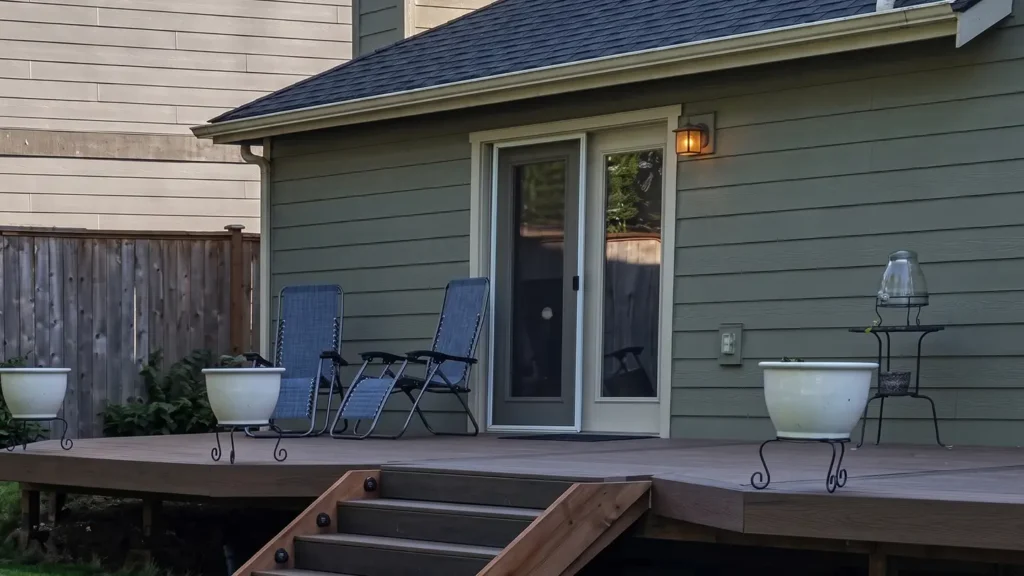 Fiber cement siding profile detail in Lake Stevens
