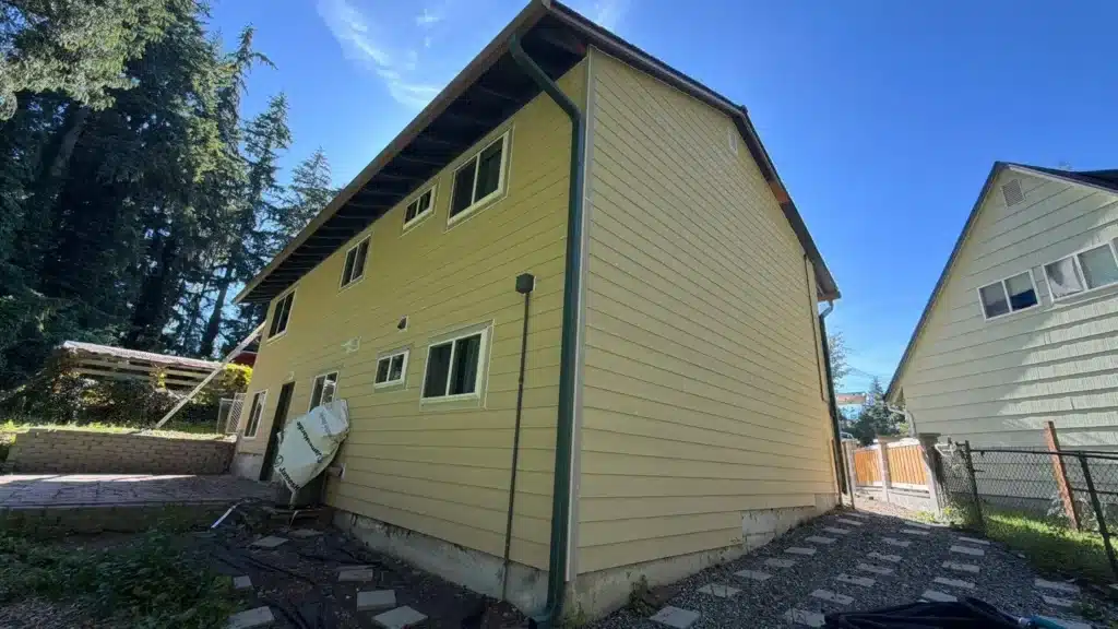 Fiber cement siding profile detail in Lynnwood