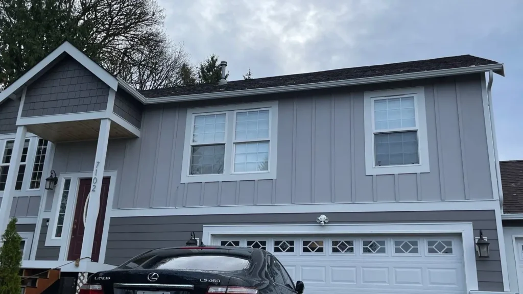 Window and door transition details on Marysville exterior