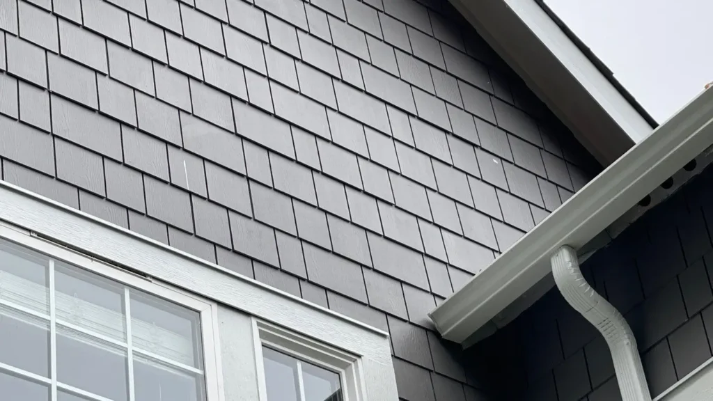 Fiber cement siding profile detail in Marysville