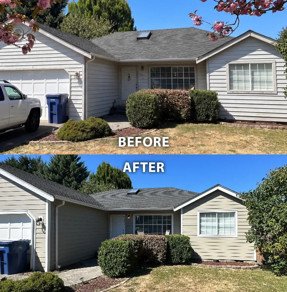 Marysville Marysville Monterey Taupe ColorPlus James Hardie Siding With Arctic White Trim & Painted Eaves by KV Construction
