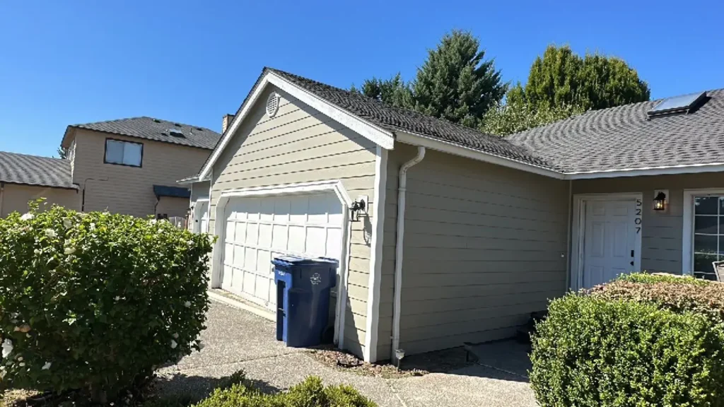 Fiber cement siding profile detail in Marysville