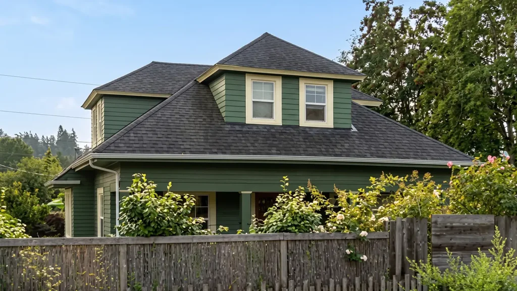Mount Vernon project with Complete old siding tear-off and narrow-reveal Hardie profile