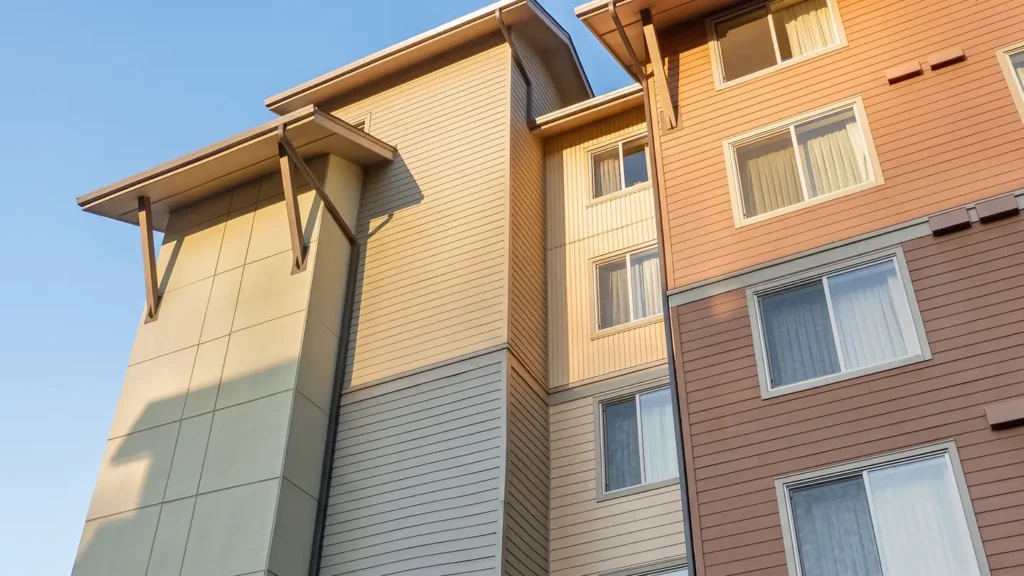 Fiber cement siding profile detail in Mukilteo