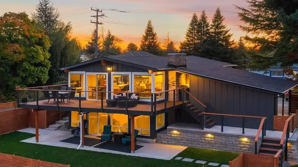 Fiber cement siding profile detail in Seattle