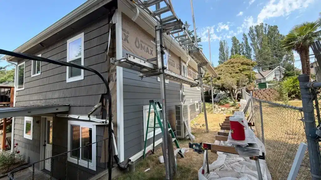 Weather barrier and flashing details on Seattle exterior