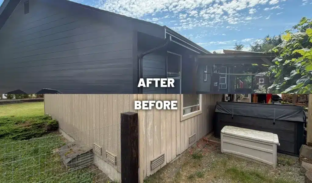 Weather barrier and flashing details on Sedro-Woolley exterior