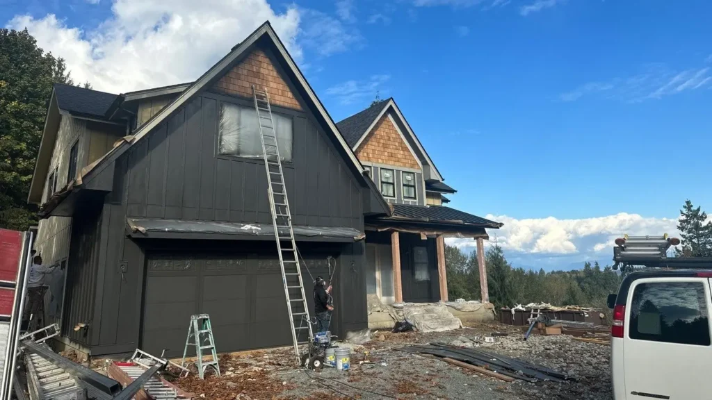 Fiber cement siding profile detail in Snohomish