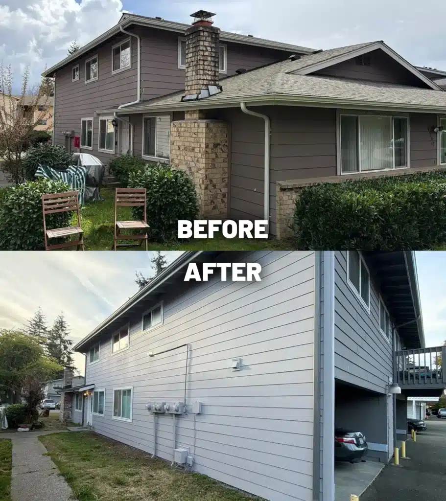 Everett condo James Hardie siding replacement